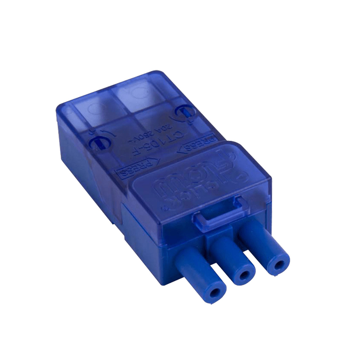 Click CT105F 20A 3 Pin Flow Female PushFit Connector Superlec Direct