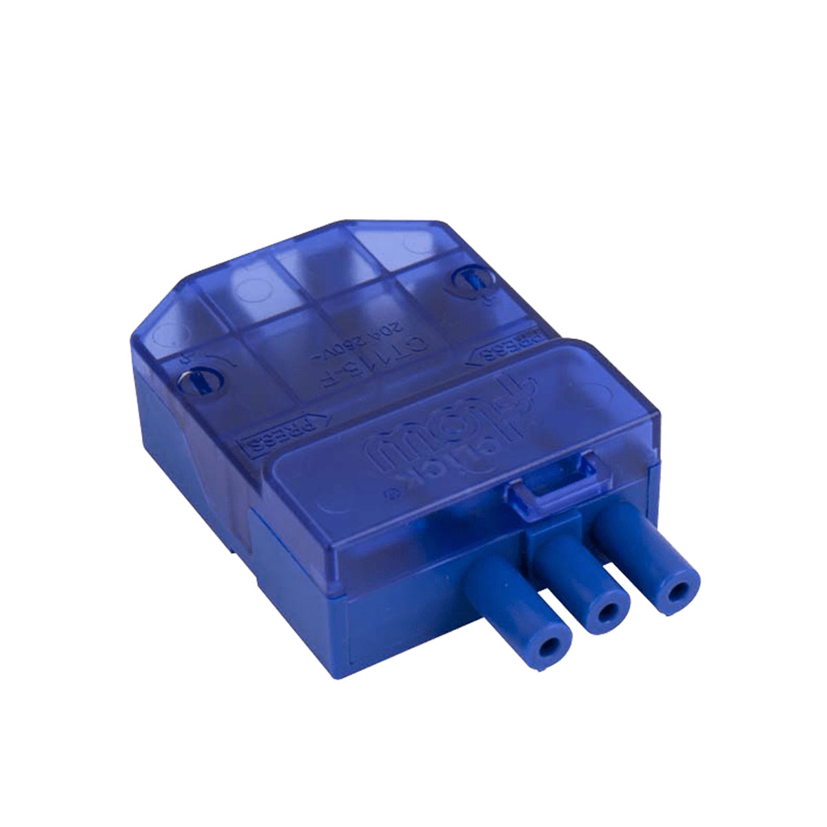 Click CT115F 20A 3 Pin Female PushFit Connector with Loopin LoopOut