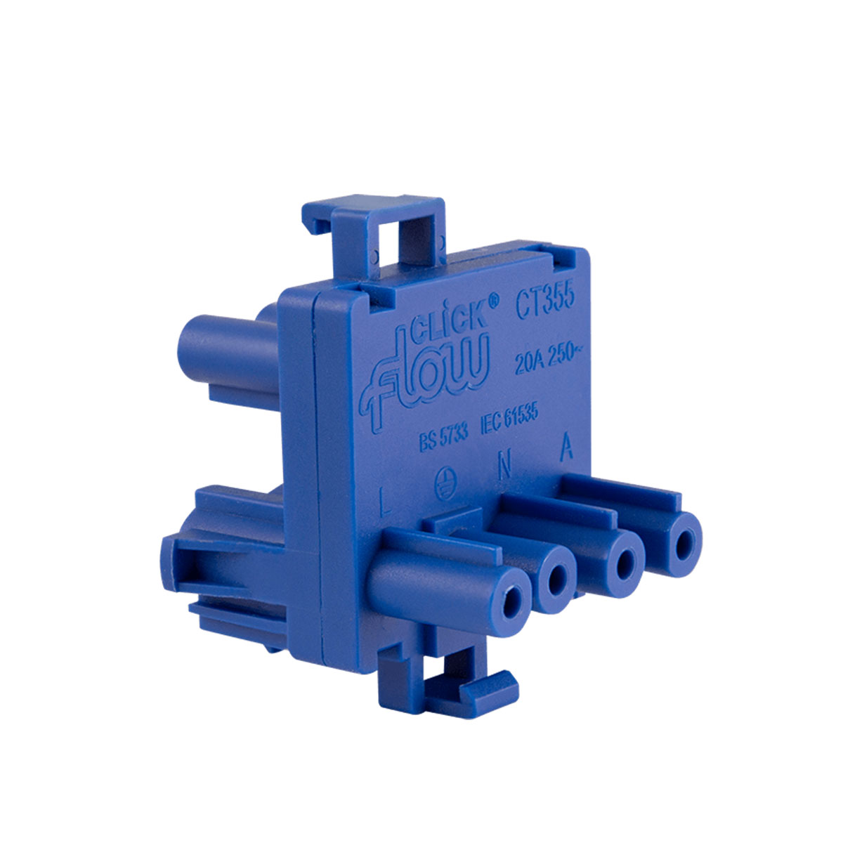 Click CT355 20A 4 Pin Flow Compact Splitter ( 1 In 2 Out