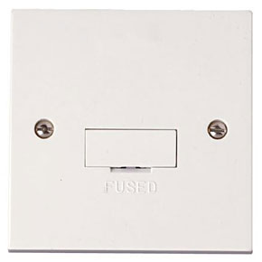 Click PRW050 Polar 13A Double Pole Fused Connection Unit White