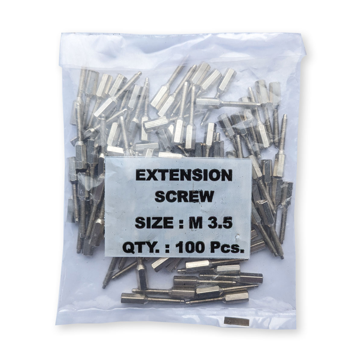 S35ES/100 SUPERLEC Nickel Plated Extension Stud Screws for Dry