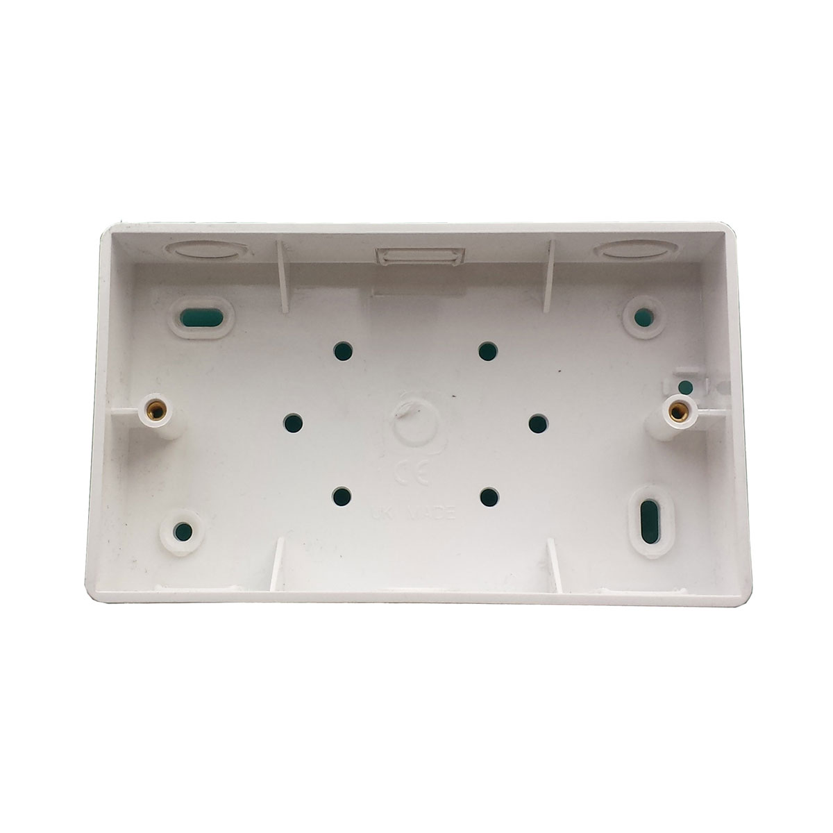 Mini Trunking 2 Gang Patress Box 32mm Conduit Pattress Box SB2/SC