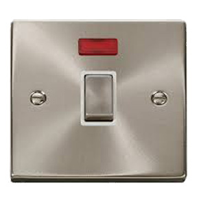 VPSC723WH | Scolmore | Click Deco 20A DP Switch Ingot Neon | Satin ...